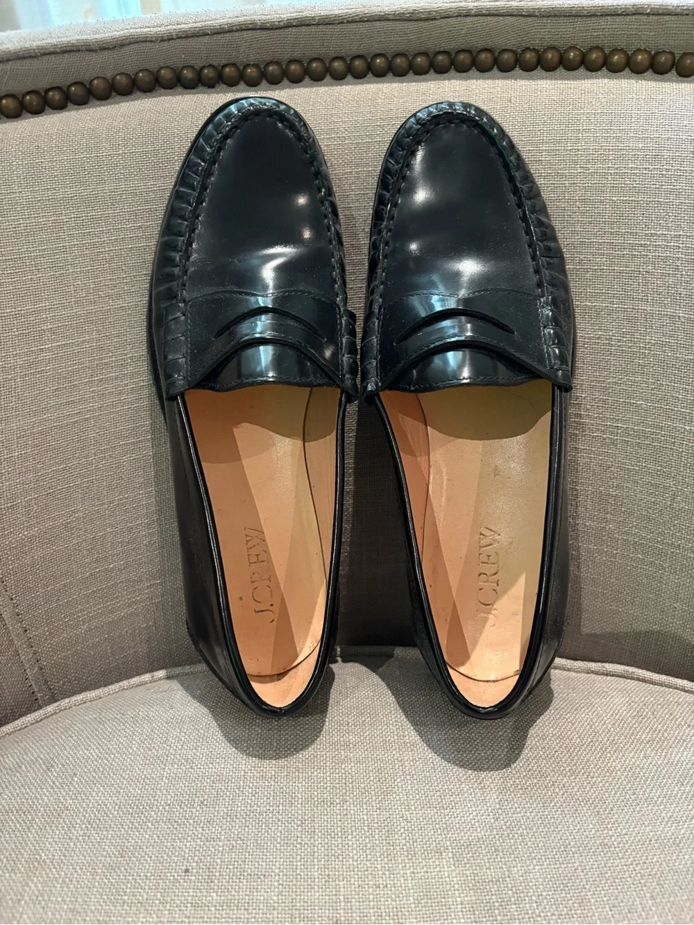 J.Crew Black Loafers
